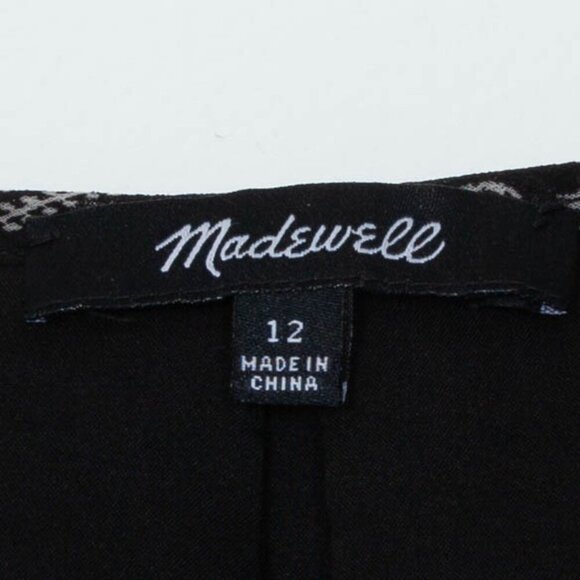 Madewell Lace Up Mini Dress in Burnished Floral  Womens Size 12 - Picture 8 of 11